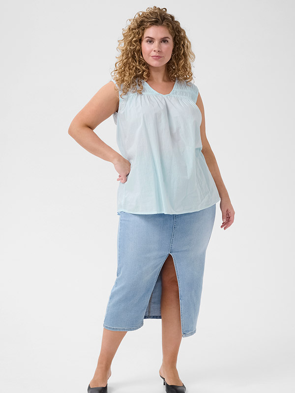 KCTHIA - Plus Size Topp fra Kaffe Curve