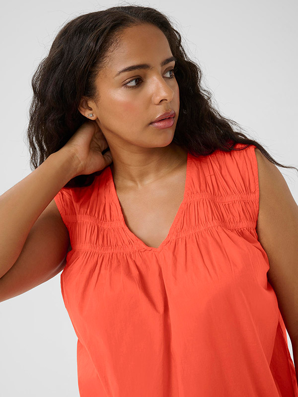 KCTHIA - Plus Size Topp fra Kaffe Curve