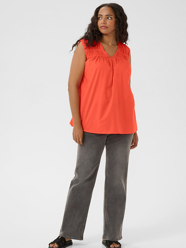 KCTHIA - Plus Size Topp fra Kaffe Curve