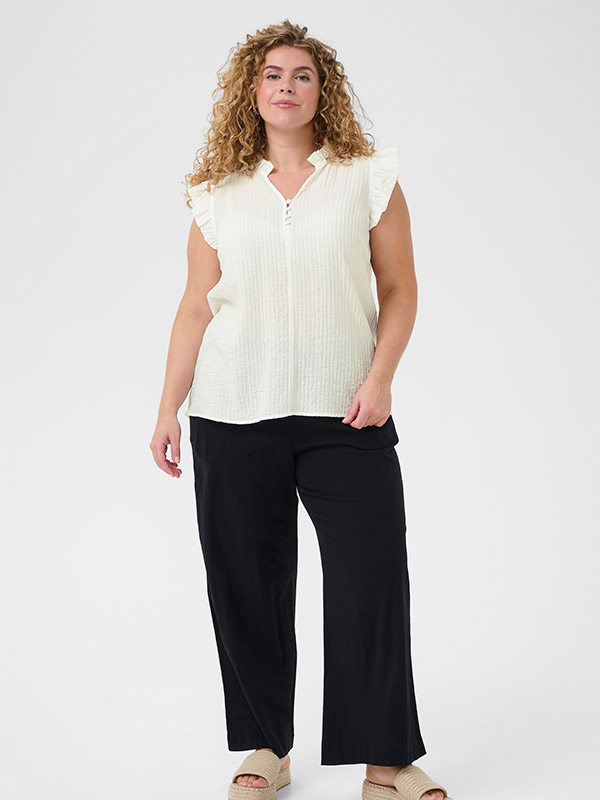KCLYANA - Plus Size Topp fra Kaffe Curve