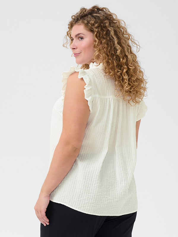 KCLYANA - Plus Size Topp fra Kaffe Curve