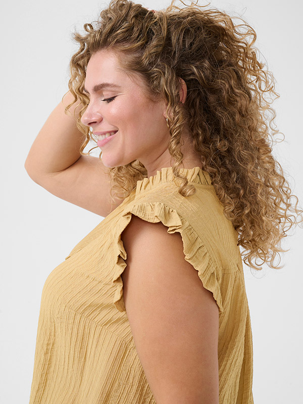 KCLYANA - Plus Size Topp fra Kaffe Curve