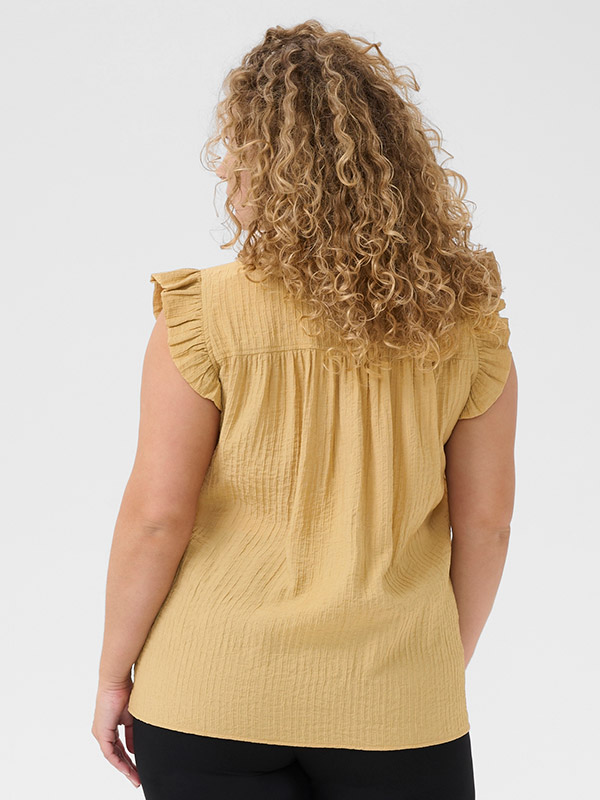 KCLYANA - Plus Size Topp fra Kaffe Curve