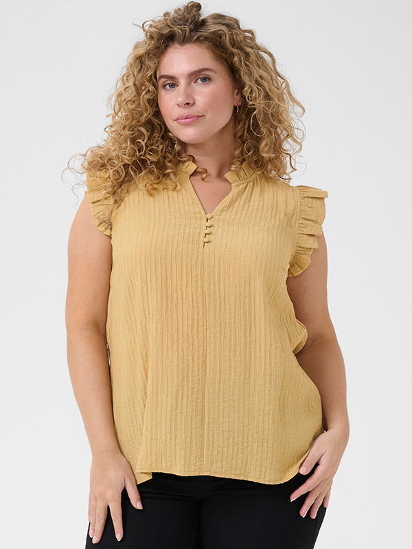KCLYANA - Plus Size Topp fra Kaffe Curve