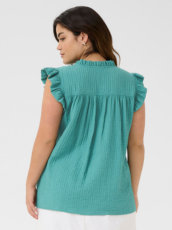 KCLYANA - Plus Size Topp fra Kaffe Curve