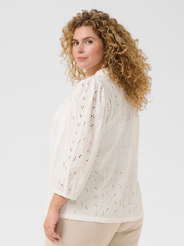 KCTENNA - Plus Size Bluse fra Kaffe Curve