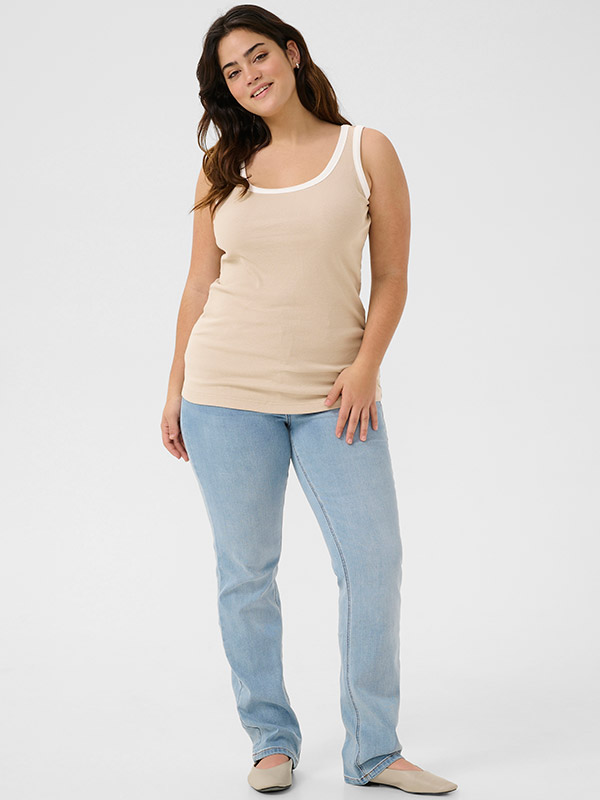 KCCARINA - Plus Size Topp fra Kaffe Curve
