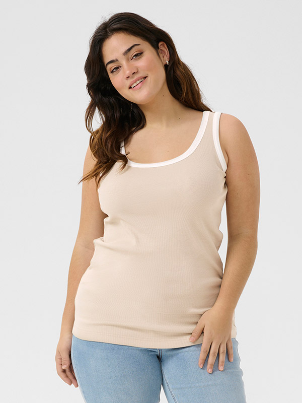KCCARINA - Plus Size Topp fra Kaffe Curve
