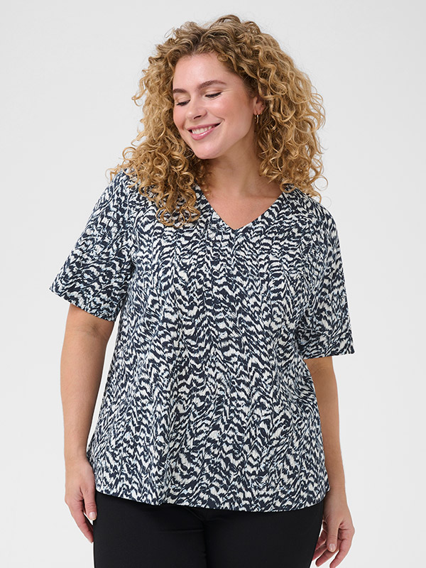 KCRAFIA - Plus Size Bluse fra Kaffe Curve
