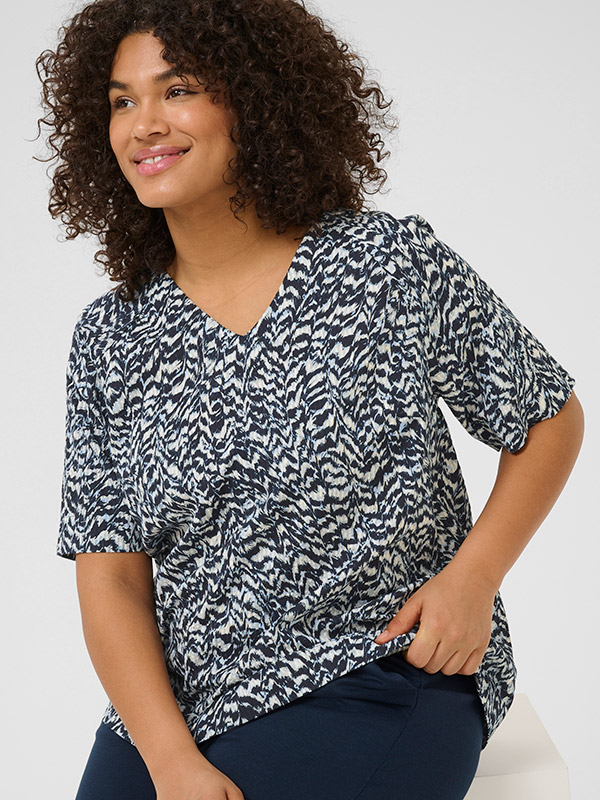 KCRAFIA - Plus Size Bluse fra Kaffe Curve