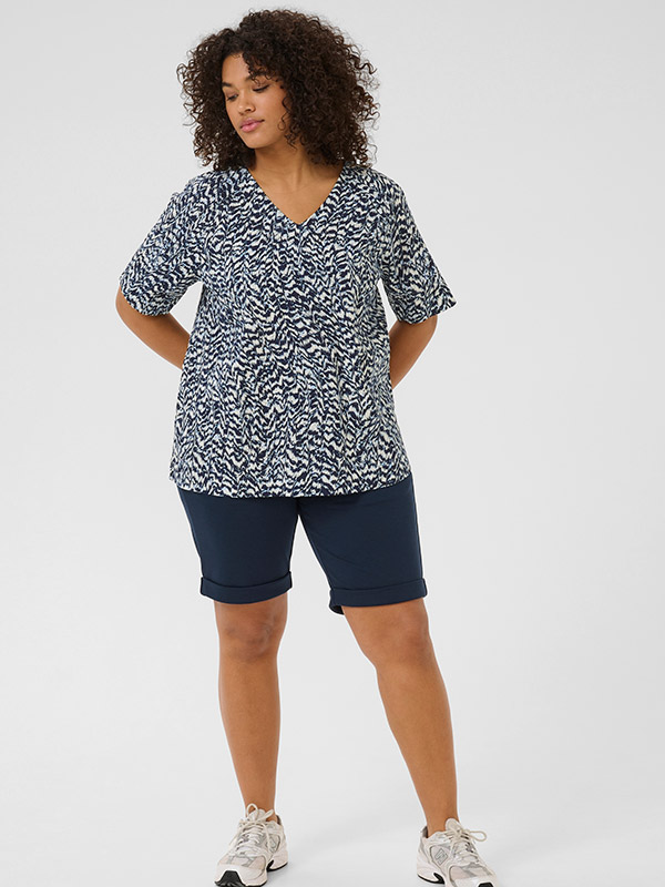 KCRAFIA - Plus Size Bluse fra Kaffe Curve