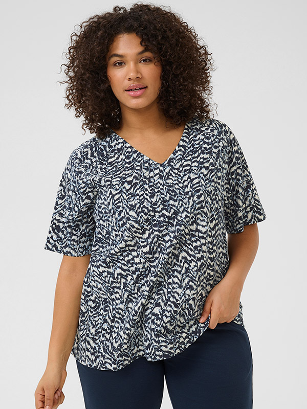 KCRAFIA - Plus Size Bluse fra Kaffe Curve