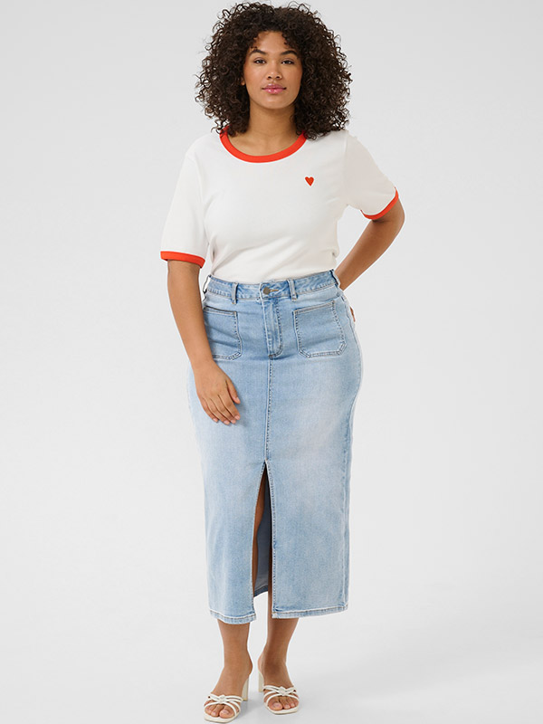 KCSINA - Plus Size Skjørt fra Kaffe Curve