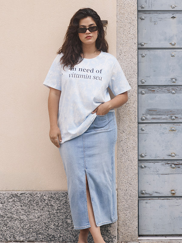 KCSINA - Plus Size Skjørt fra Kaffe Curve