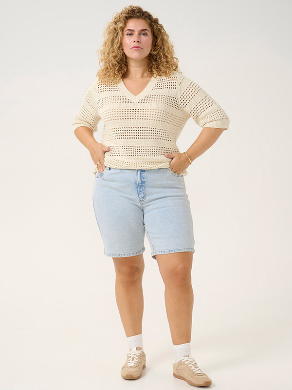 KCMAIA - Plus Size Shorts fra Kaffe Curve