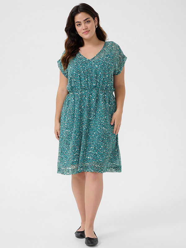 KCBELIA - Plus Size Kjole fra Kaffe Curve