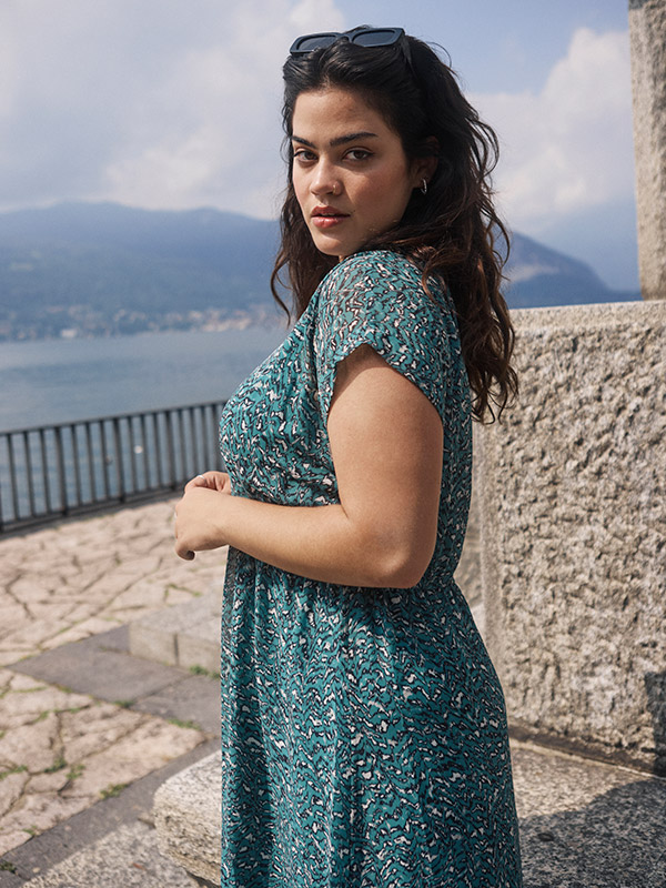 KCBELIA - Plus Size Kjole fra Kaffe Curve