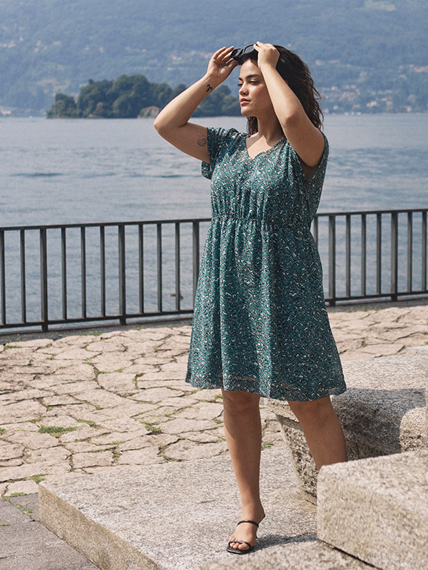 KCBELIA - Plus Size Kjole fra Kaffe Curve