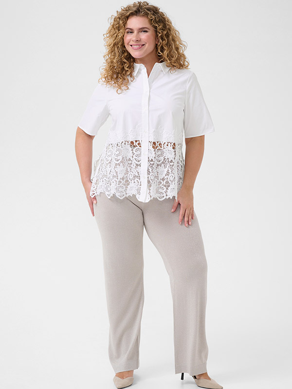 KCNALIA - Plus Size Skjorte fra Kaffe Curve