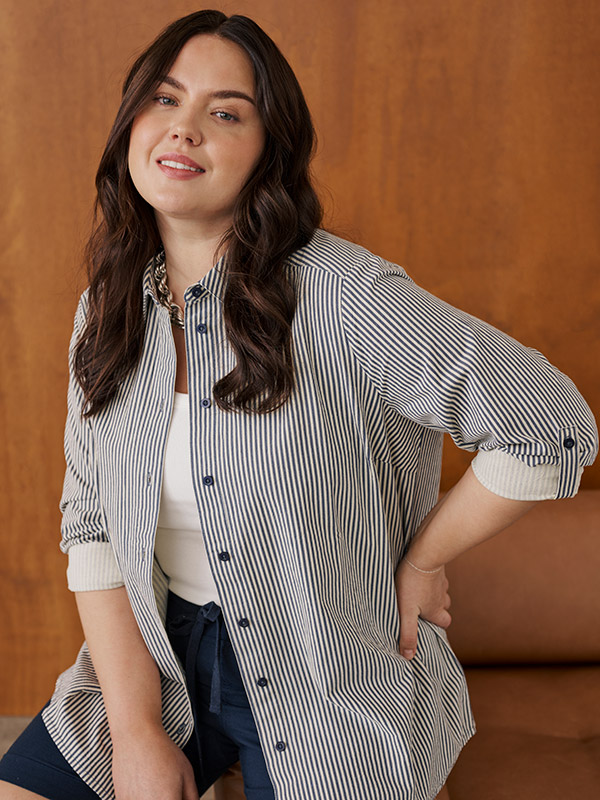 KCNANA - Plus Size Skjorte fra Kaffe Curve
