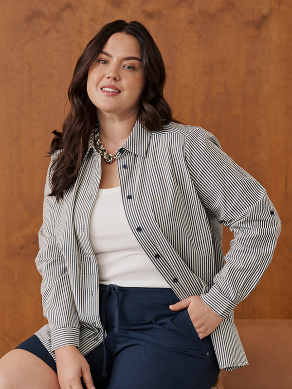 KCNANA - Plus Size Skjorte fra Kaffe Curve