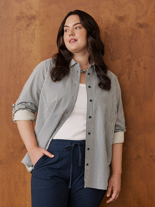 KCNANA - Plus Size Skjorte fra Kaffe Curve