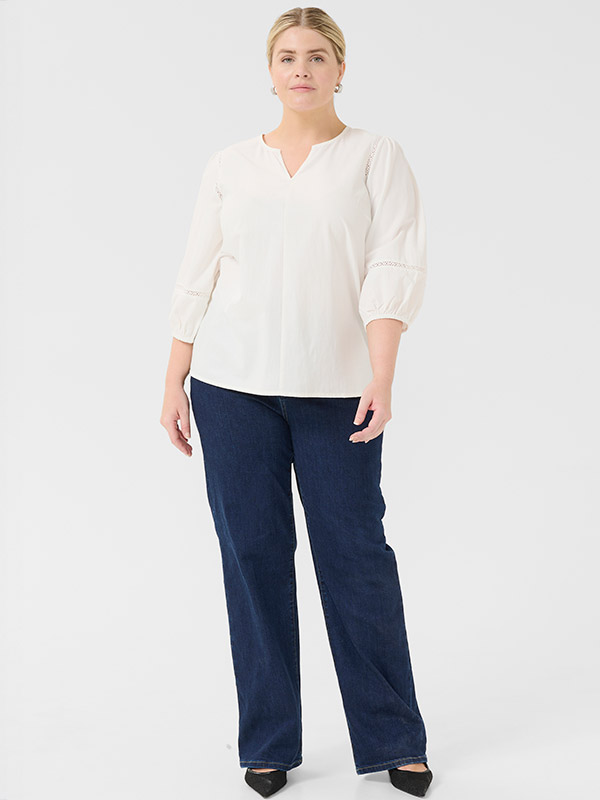 KCLILJE - Plus Size Bluse fra Kaffe Curve