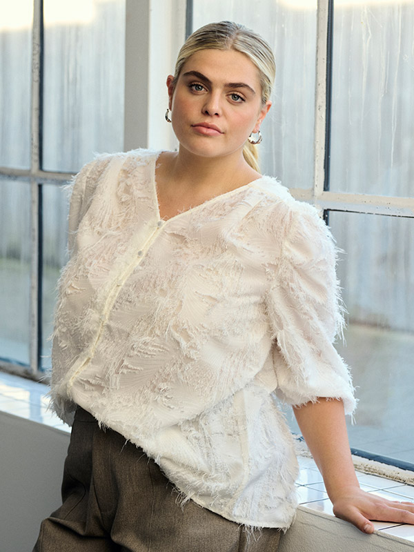 KCPARINA - Plus Size Bluse fra Kaffe Curve