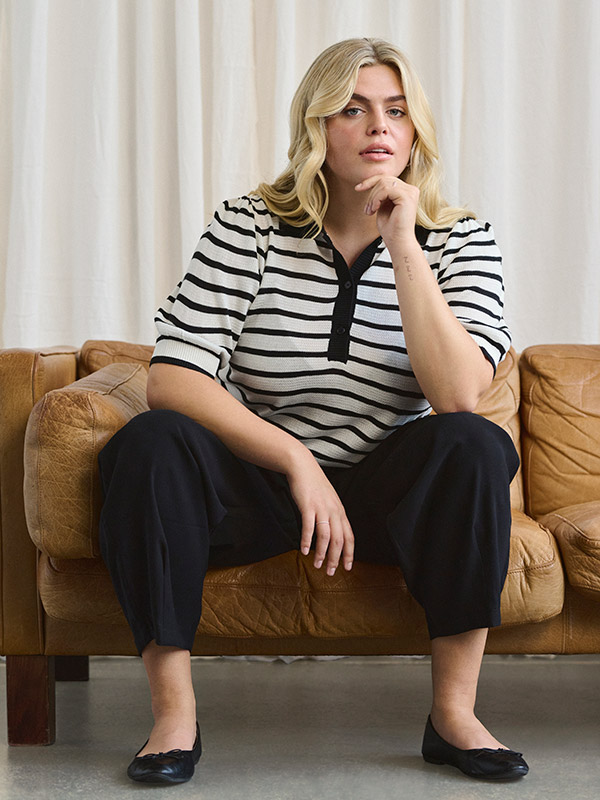 KCAMANA - Plus Size Bluse fra Kaffe Curve