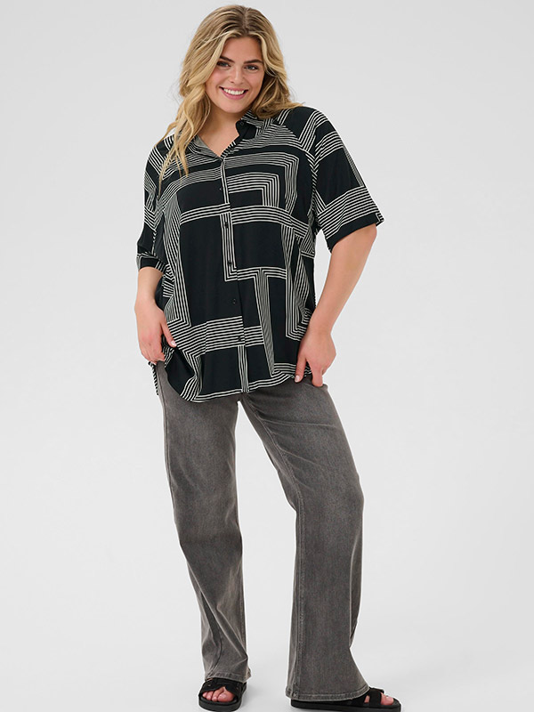 KCDONNA - Plus Size Skjorte fra Kaffe Curve