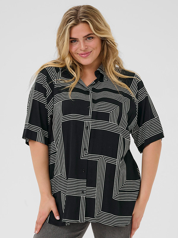 KCDONNA - Plus Size Skjorte fra Kaffe Curve