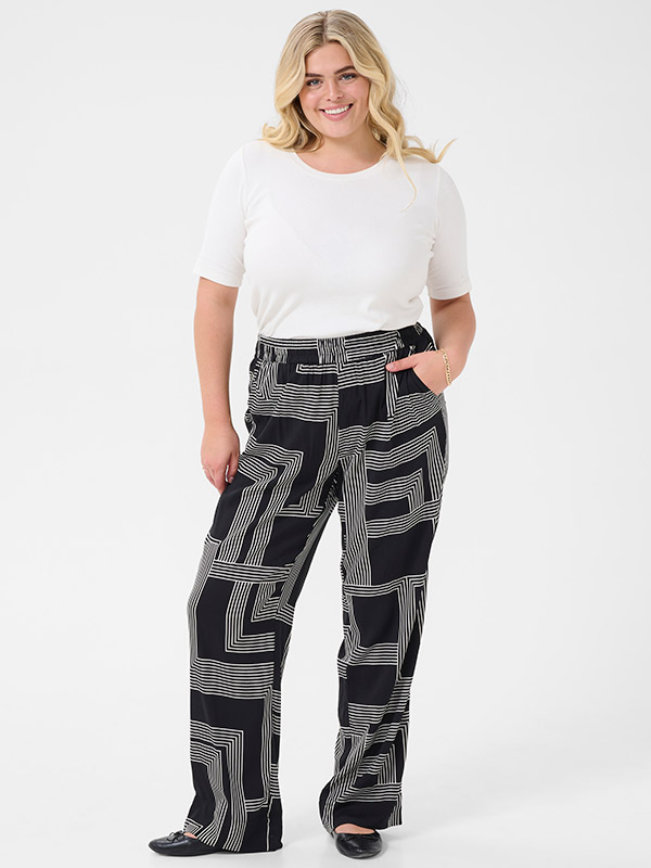 KCDONNA - Plus Size Bukser fra Kaffe Curve