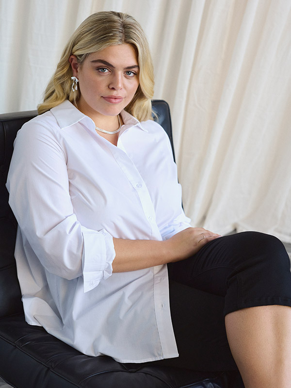 KCSERA - Plus Size Skjorte fra Kaffe Curve