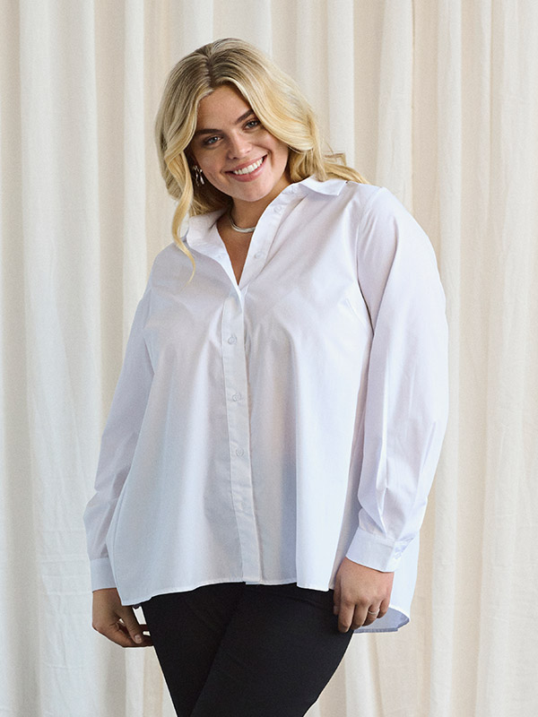 KCSERA - Plus Size Skjorte fra Kaffe Curve