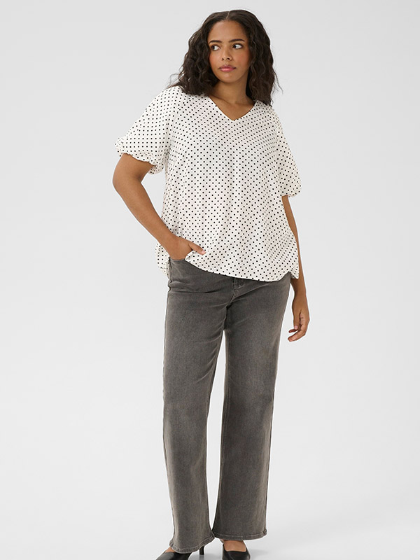 KCGINA - Plus Size Bluse fra Kaffe Curve