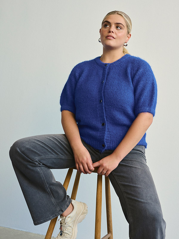 KCEMILIA - Plus Size Cardigan fra Kaffe Curve