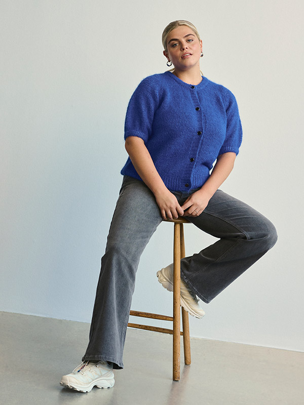 KCEMILIA - Plus Size Cardigan fra Kaffe Curve