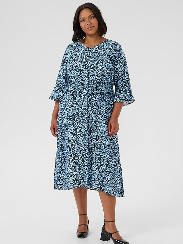 KCAMINA - Plus Size Kjole fra Kaffe Curve