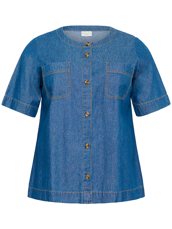 KCLOUISA - Plus Size Bluse fra Kaffe Curve