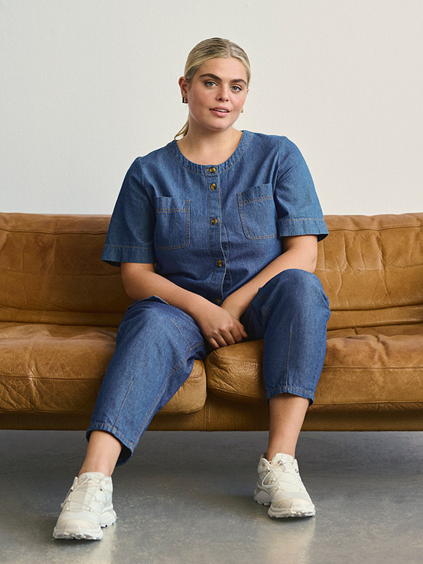 KCLOUISA - Plus Size Bluse fra Kaffe Curve
