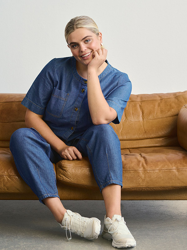 KCLOUISA - Plus Size Bluse fra Kaffe Curve