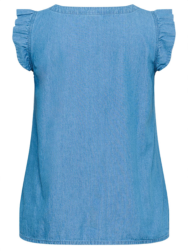 KCLOUISA - Plus Size Bluse fra Kaffe Curve