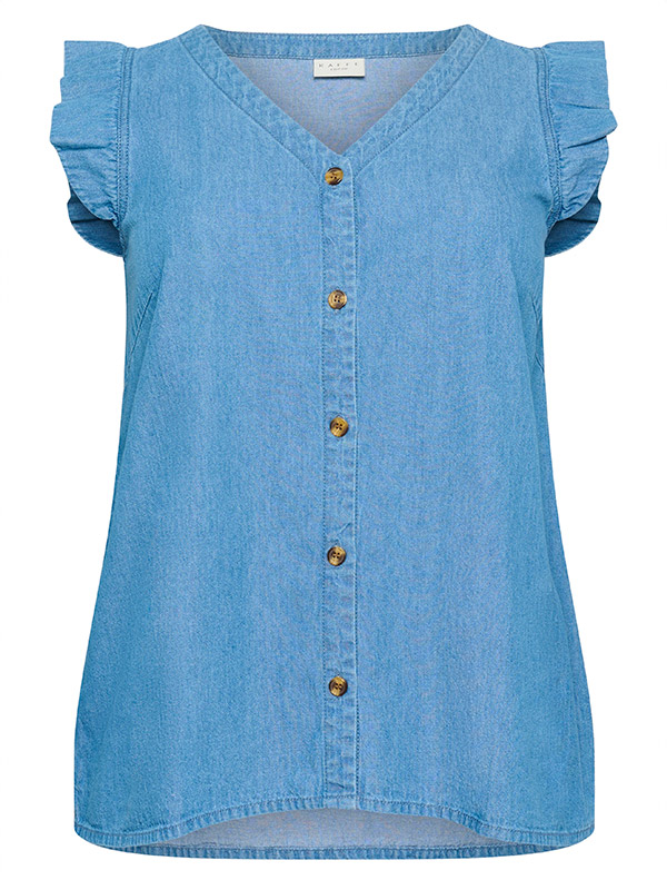 KCLOUISA - Plus Size Bluse fra Kaffe Curve