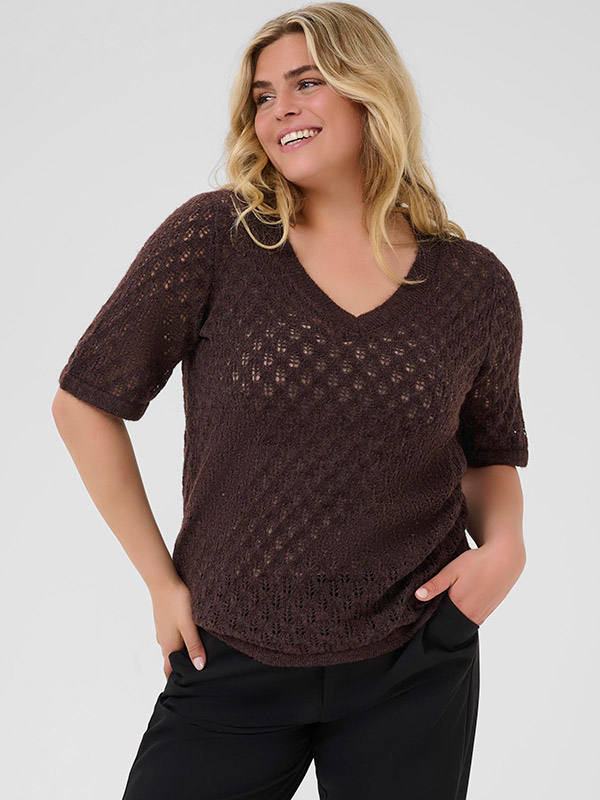 KCLOURA - Plus Size Genser fra Kaffe Curve