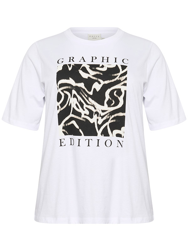 KCVIVA - Plus Size T-shirt fra Kaffe Curve