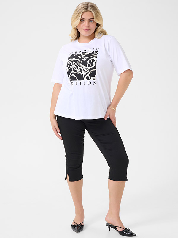 KCVIVA - Plus Size T-shirt fra Kaffe Curve