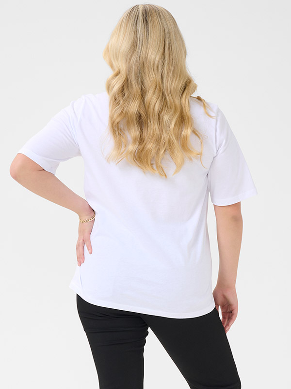 KCVIVA - Plus Size T-shirt fra Kaffe Curve