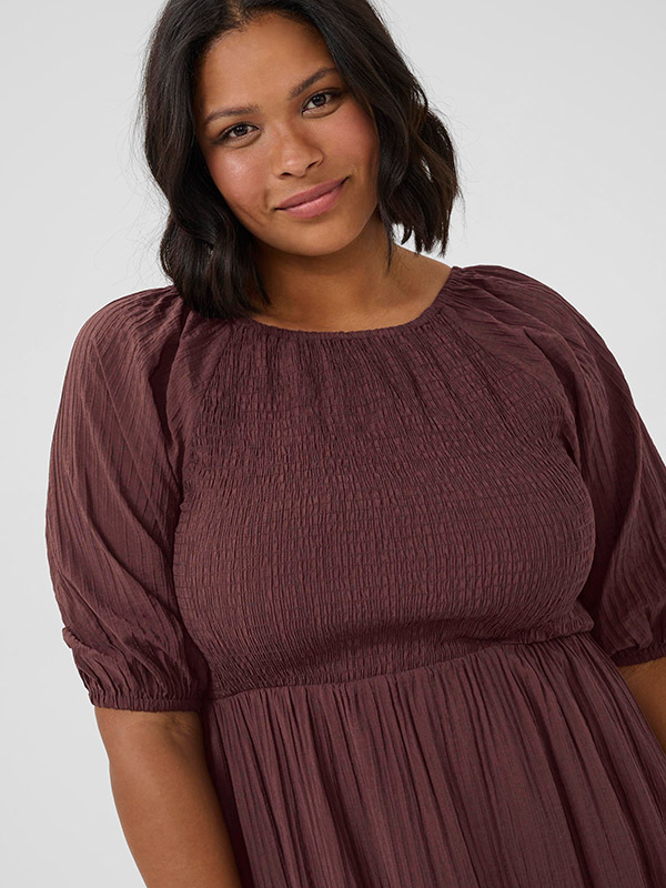 KCLISANA - Plus Size Kjole fra Kaffe Curve