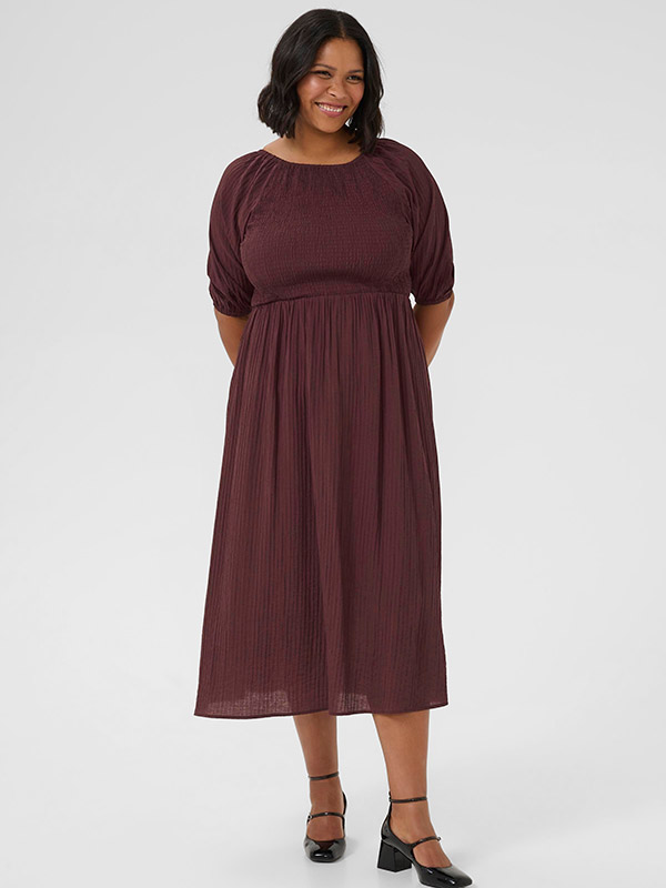 KCLISANA - Plus Size Kjole fra Kaffe Curve