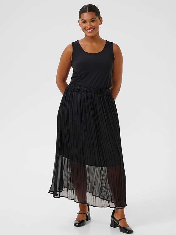 KCPERI - Plus Size Skjørt fra Kaffe Curve